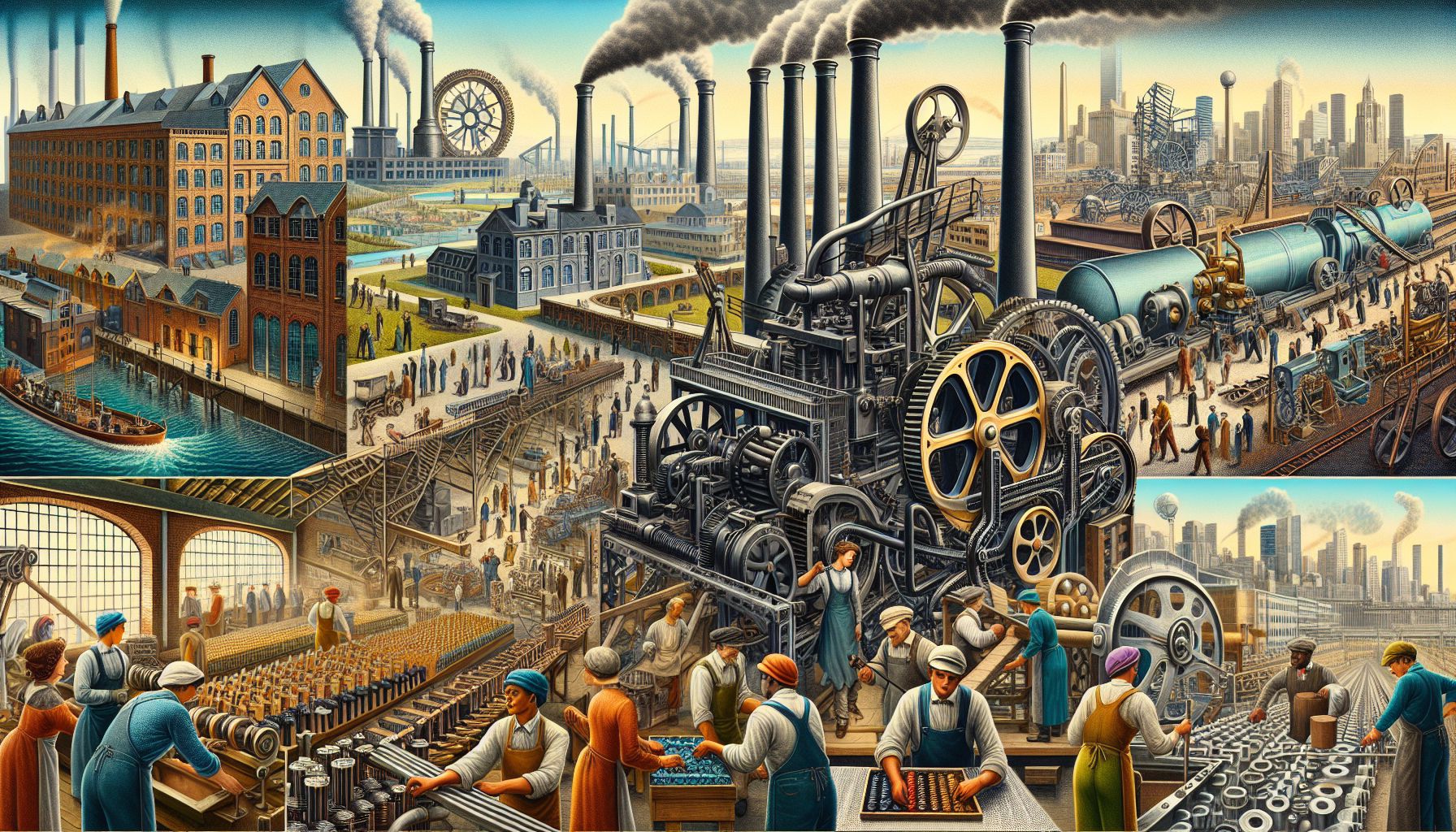Industrialiseringens indflydelse på produktion