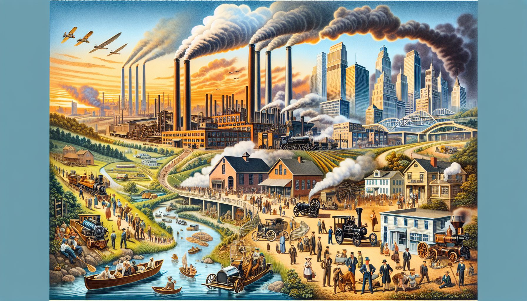 Industrialiseringens påvirkning på vores samfund