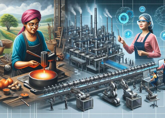 Industrialiseringens påvirkning på moderne produktion