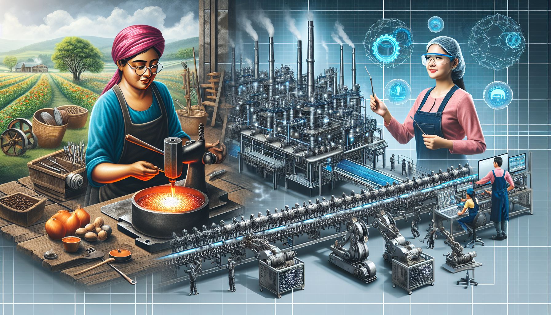 Industrialiseringens påvirkning på moderne produktion