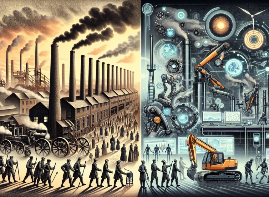 Den industrielle revolution og produktionens udvikling