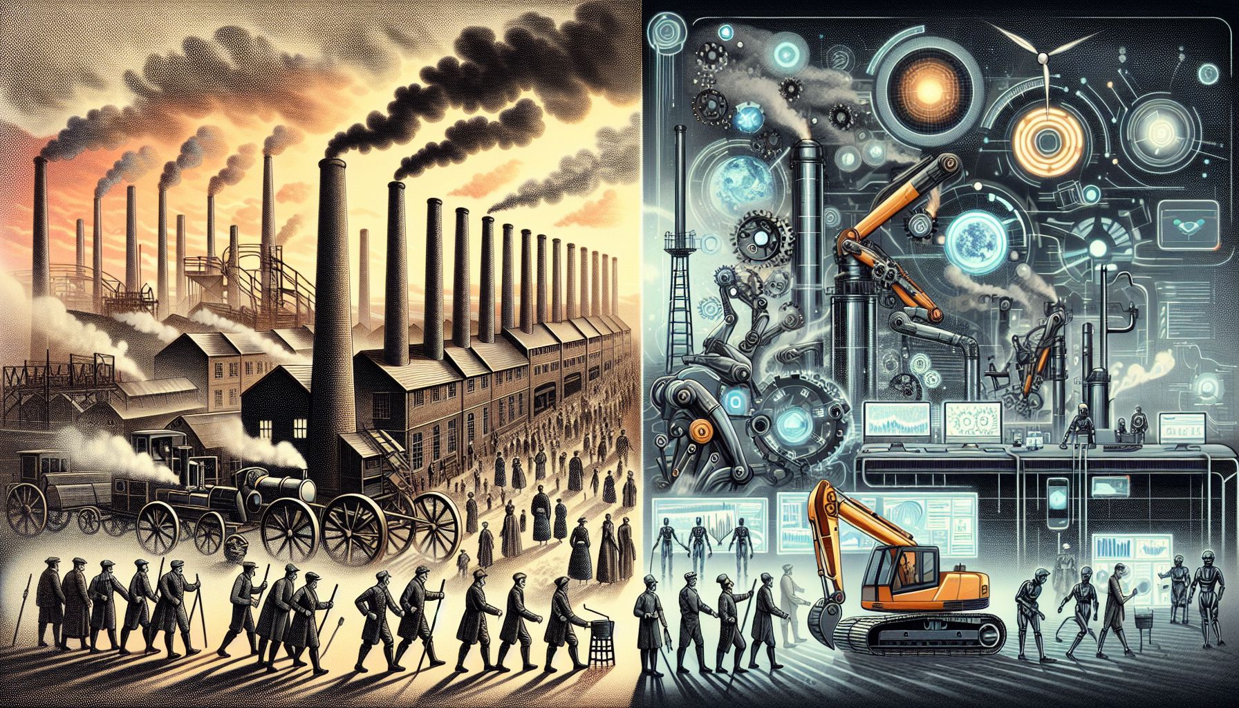 Den industrielle revolution og produktionens udvikling